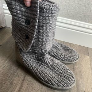 UGG Women’s Classic Cardy Gray Knee High Boots